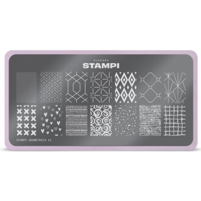 Glamora Stampi kovová destička GEOMETRICS 1 – Zboží Dáma Glamora Stampi kovová destička GEOMETRICS 1 – Zboží Dáma