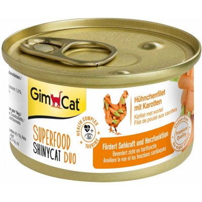 Gimborn GimCat ShinyCat Duo kuřecí filet s mrkví 24 x 70 g – Hledejceny.cz