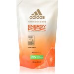 Adidas Energy Kick energizující sprchový gel náhradní náplň 400 ml