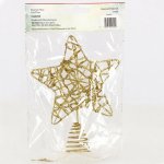 SPRINGOS Hvězda na vánoční stromeček 27cm zlatá vánoční ozdoba CA0785-XG – Hledejceny.cz