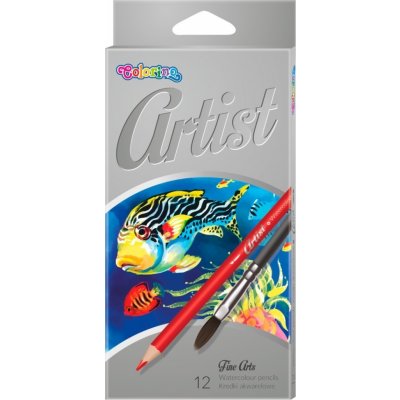 Colorino Fine Arts 12 barev štětec R65528 – Zboží Mobilmania