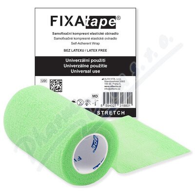 FIXAtape STRETCH samofix.obi. 7,5 x 450 cm fluor.green – Zboží Dáma