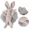 Mycí houba a žínka Flamenco Mystique Houbová mycí žinka na tělo Bunny XL 15 cm s krajkou