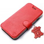 Pouzdro Mobiwear Flip Samsung Galaxy S22 - Červené - L_RDS Red Leather – Zboží Mobilmania
