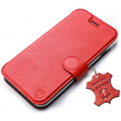 Pouzdro Mobiwear Flip Samsung Galaxy S22 - Červené - L_RDS Red Leather