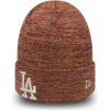 Čepice New Era Engineered Fit Cuff Knit Los Angeles Dodgers Cardinal grey červená / šedá