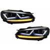 KITT Osram Xenon Upgrade Headlights LEDriving suitable for VW Golf 6 VI (2008-2012) Chrome LED Dynamic Sequential Turning Lights