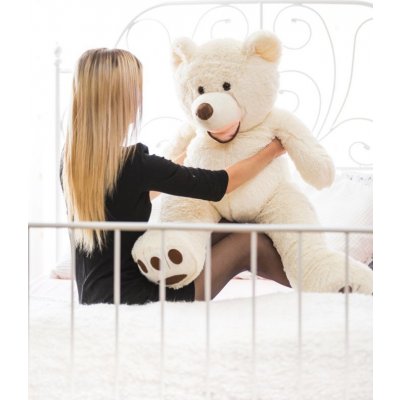 The Bears® medvěd USA bílý 100 cm – Zbozi.Blesk.cz