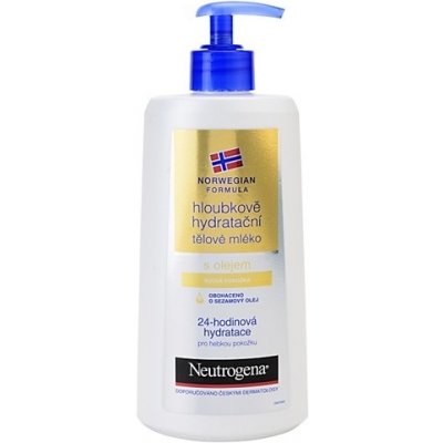 Neutrogena Body Care hloubkově hydratační tělové mléko s olejem 400 ml – Zbozi.Blesk.cz