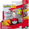 Figurka Boti Pokémon Clip and Go set Hopplo s páskem Poké ball + Premier ball
