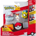 Boti Pokémon Clip and Go set Hopplo s páskem Poké ball + Premier ball – Zbozi.Blesk.cz