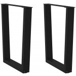 Omaxi 958090 Nohy k jídelnímu stolu ve tvaru V 2 ks černé 70 x 72-73,3 cm ocel – Zboží Dáma Omaxi 958090 Nohy k jídelnímu stolu ve tvaru V 2 ks černé 70 x 72-73,3 cm ocel – Zboží Dáma