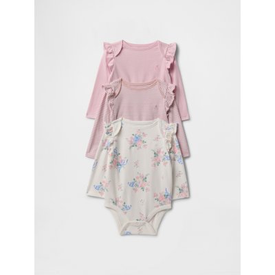 GAP Baby body 3ks Růžová – Hledejceny.cz