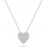 Brilio Silver Stříbrný náhrdelník s přívěskem srdce NCL191W – Sleviste.cz