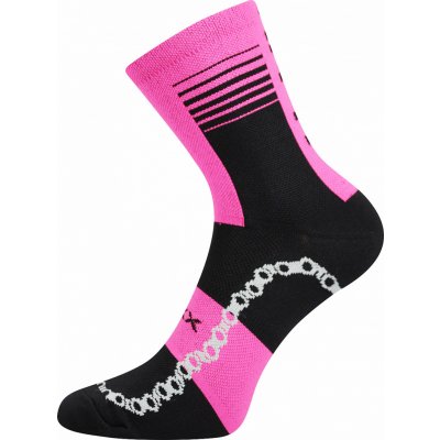 Voxx Cyklistické ponožky RALFI neon růžová