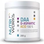 NutriWorks DAA D-Aspartic Acid 200 g – Hledejceny.cz