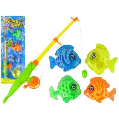 Lean Toys Rybaření Rybářský prut 4 Ryby – Zboží Dáma