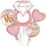 Albi Balónky fóliové Rozlučka se svobodou rose gold – Zboží Dáma