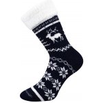 Boma ponožky pletené silné Norway tmavě modré – Zboží Mobilmania