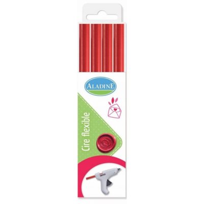 Aladine pečetní vosk červený 4 kusy – Zboží Dáma