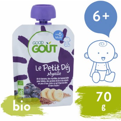 Good Gout kapsička Bio Borůvková snídaně 70 g