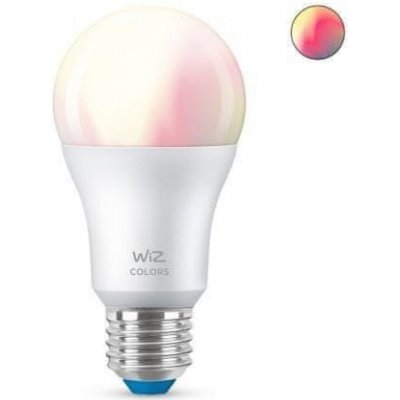 WiZ LED žárovka WiZ Colors 8718699787059 E27 A60 8-60W 806lm 2200-6500K, RGB 16 mil. barev, stmívatelná – Hledejceny.cz
