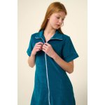 Luxusní celopropínací froté šaty Vamp 22580 MODRO ZELENÁ – Zbozi.Blesk.cz