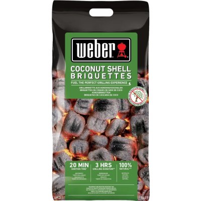 Weber 18401 Brikety z kokosových skořápek 4 kg