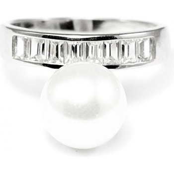 Meucci SS168R Stříbrný prsten s perlou