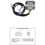 DZE regulátor napětí HONDA VT 700C SHAdoW 86-87; VT 800C SHAdoW 88 (31600-MR6-000) | Zboží Auto