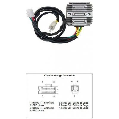 DZE regulátor napětí HONDA VT 700C SHAdoW 86-87; VT 800C SHAdoW 88 (31600-MR6-000) | Zboží Auto
