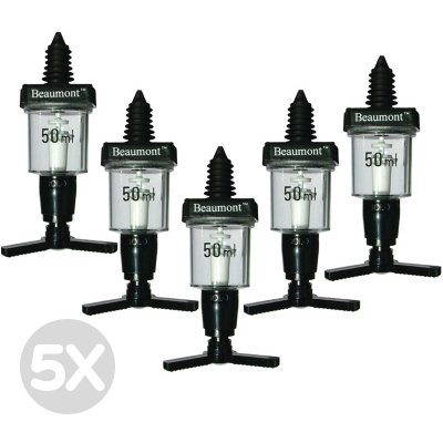 Zvýhodněný multipack - 5x Beaumont dávkovač na alkohol 50ml – Zboží Dáma