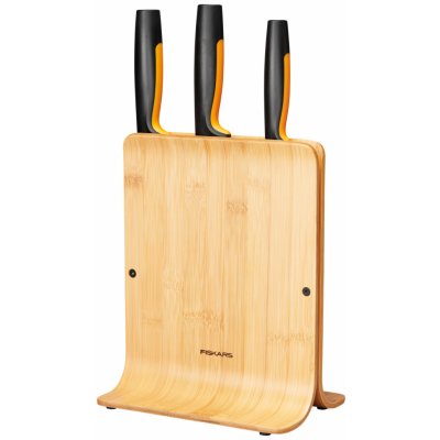 Fiskars Functional Form Bambusový blok 3 nože 1057553 – Zboží Dáma