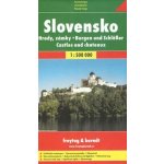 Hrady a zámky SR mapa měkká 1:500 000 – Zboží Mobilmania