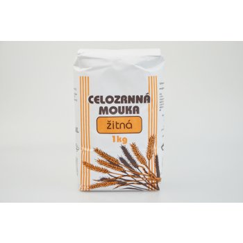 Natural Jihlava Celozrnná mouka žitná 1 kg