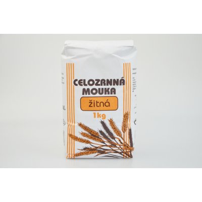 Natural Jihlava Celozrnná mouka žitná 1 kg – Zboží Mobilmania