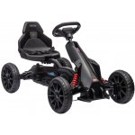 HOMCOM motokára dětské vozidlo s nastavitelným sedadlem šlapací auto šlapací černá – Zboží Dáma