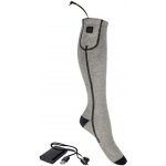 HKM Vyhřívané podkolenky Keep Warm včetně baterie grey black – Zboží Dáma