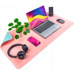 Ochranná podložka na stůl pro klávesnici a myš 90x45 cm růžová tmavá a světlá – Zboží Dáma