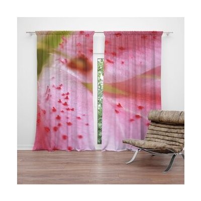 Sablio Závěs Květ tulipánu: 2ks 140x250cm – Hledejceny.cz