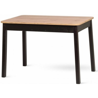 Stima Pevný jídelní stůl Kony 110 x 70 Dub wotan černá – Sleviste.cz