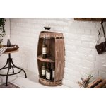 LuxD Regál na víno Winebar 79 cm přírodní – Zbozi.Blesk.cz