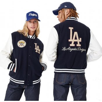 New Era Large Logo Varsity MLB Los Angeles Dodgers Navy/Off White