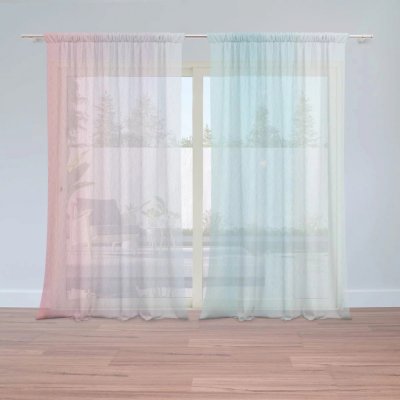 Záclony Cukrová vata : 2 ks - 150x250 cm - Sablio – Hledejceny.cz