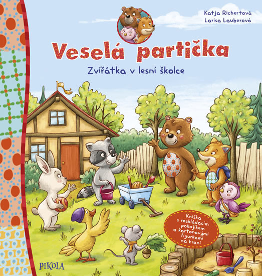 Veselá partička: Zvířátka v lesní školce - Richertová Katja