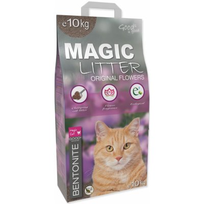 Magic Cat Magic Litter Bentonite Original Flowers 10 kg – Zbozi.Blesk.cz