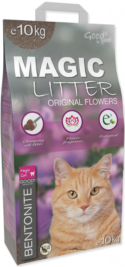 Magic Cat Magic Litter Bentonite Original Flowers 10 kg