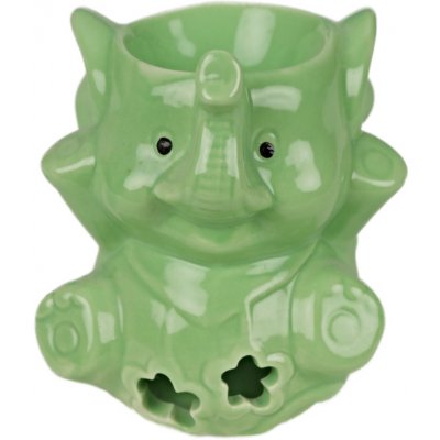 Rook tex Keramická aroma lampa slon zelený – Sleviste.cz