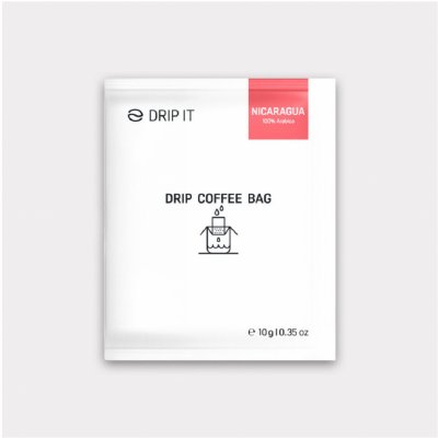 Drip it Káva mletá ve filtru Nicaragua Prodecoop 1x filtr 10 g – Hledejceny.cz
