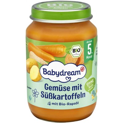 Babydream BIO zelenina se sladkými bramborami 190 g – Zboží Dáma
